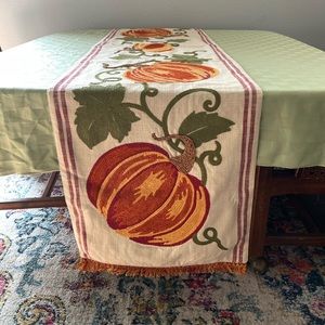Pier 1 Imports Fall/Autumn Pumpkin Table Runner